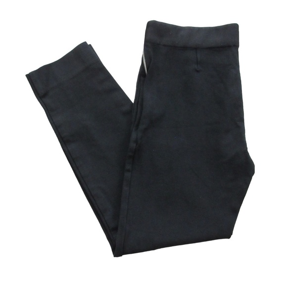Everlane Black Side Zip Pants Size 2 Straight Leg Classic Office Career Cropped - Picture 4 of 11